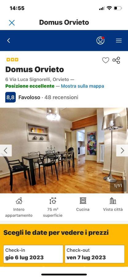 Domus Orvieto Leilighet Eksteriør bilde